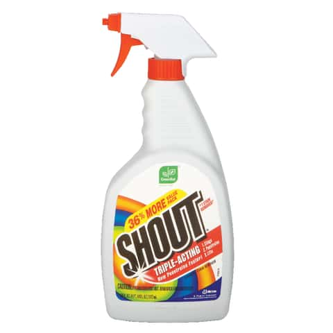 Shout 2-pack Combo 60 fl. oz. Triple-Acting Liquid Refill Fabric Stain  Remover