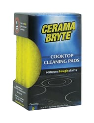 Cerama Bryte Delicate, Light Duty Cleaning Pad For Cooktop 4 in. L 5 pk