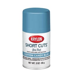 Krylon Short Cuts Gloss Bonnet Blue Spray Paint 3 oz