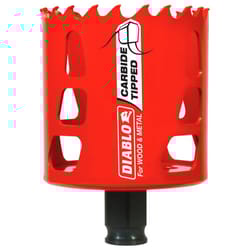 Diablo Snap-Lock Plus 2-1/2 in. Carbide Tipped 2-3/8 in. L X 3/8 in. D Hole Saw