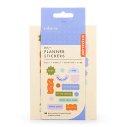 Kikkerland Inkerie 5 in. W X 14 in. L Pastel Yellow Sticky Tab Note Pad Set 1 pad