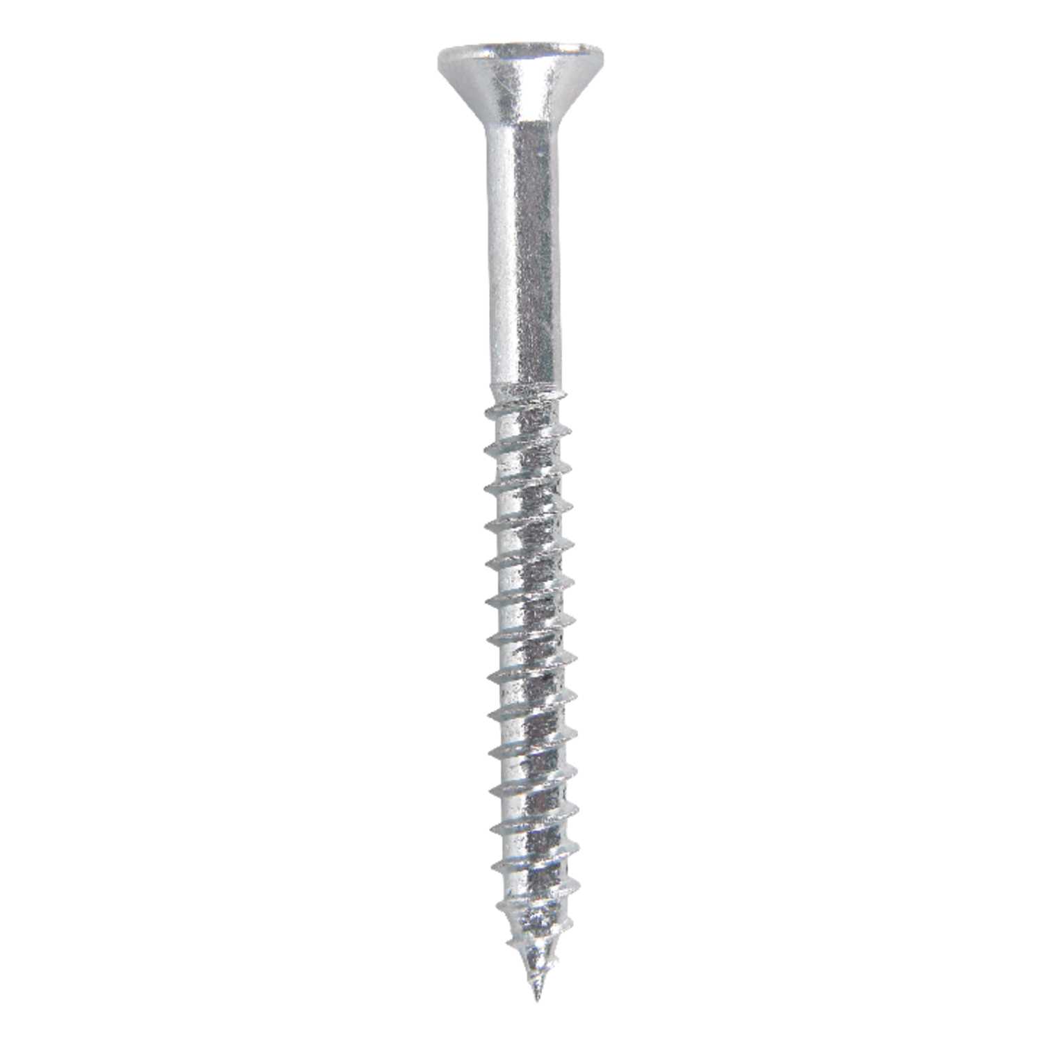 Hillman No. 10 x 2 in. L Phillips Flat Head ZincPlated Steel Wood Screws 100 pk Ace Hardware