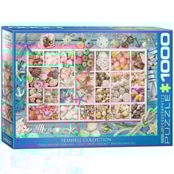 Eurographics Seashell Collection Jigsaw Puzzle Multicolored 1000 pc