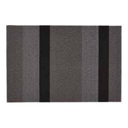 Chilewich 24 in. W X 36 in. L Silver Bold Stripe Vinyl Utility Mat