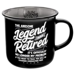 Pavilion Legends of the World 13 oz Black/Gray BPA Free Legend Has Retired Mug