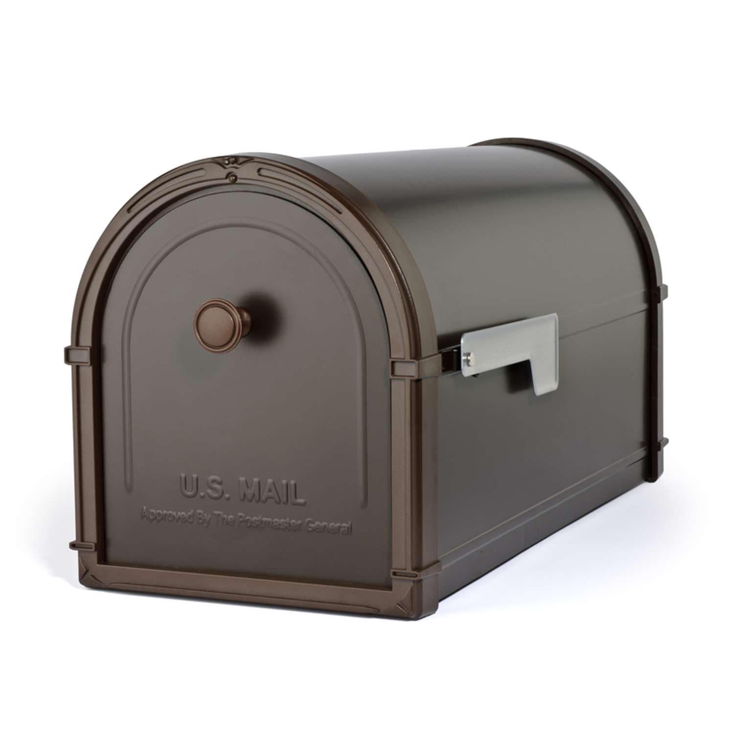 Architectural Mailboxes Bellevue Modern Galvanized Steel Post Mount Rubbed Bronze Mailbox Ace