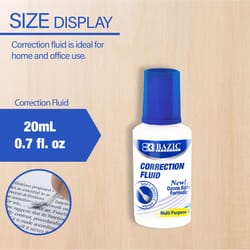 Bazic Products White Correction Fluid 1.4 oz 2 pk