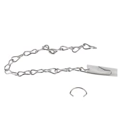 Plumb Pak Flapper Chain Silver Metal For Universal