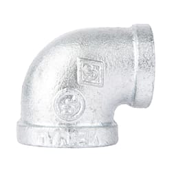 STZ Industries 1 in. FIP each X 3/4 in. D FIP Galvanized Malleable Iron 90 degree Reducing Elbow