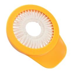 R&M International Yellow Plastic Corn De-Silking Brush