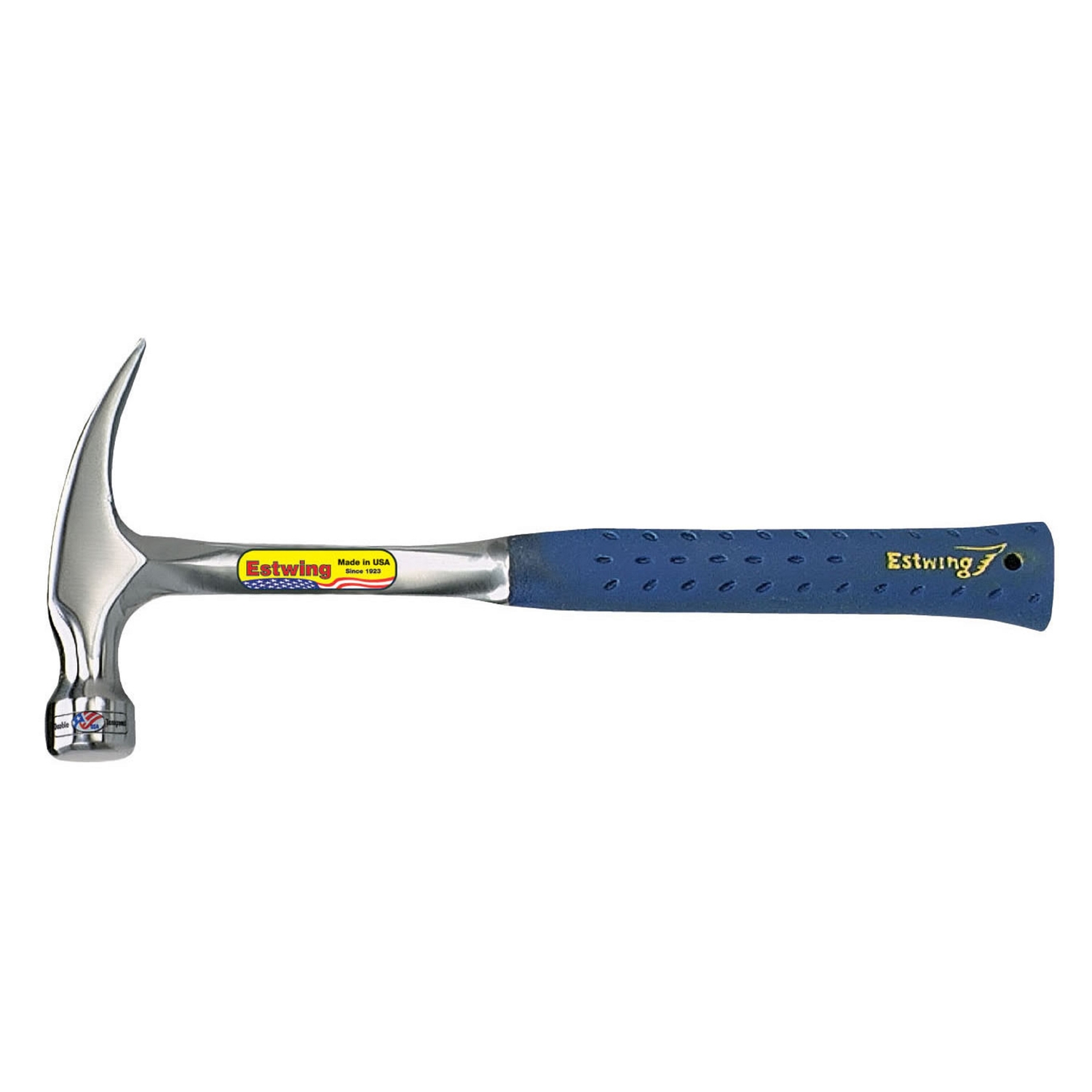 Vaughan Dalluge 21 oz Milled Face Straight Claw Hammer 18 in. Hickory Handle  - Ace Hardware