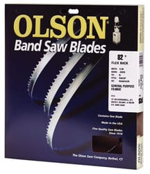 Olson 82 in. L X 0.1 in. W X 0.02 in. thick T Carbon Steel Band Saw Blade 14 TPI Regular teeth 1 pk