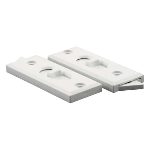 Prime-Line White Vinyl Window Tilt Latch 2.9 in. W X 1.1 in. L For Vinyl Windows 2 pk Prime-Line White Vinyl Window Tilt Latch 2.9 in. W X 1.1 in. L For Vinyl Windows 2 pk
