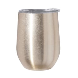 OGGI 12 oz Gold Stainless Steel Stemless Wine Glass