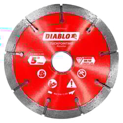 Diablo 5 in. D X 7/8 in. Diamond Tuck Point Masonry Cut-Off Wheel 1 pk