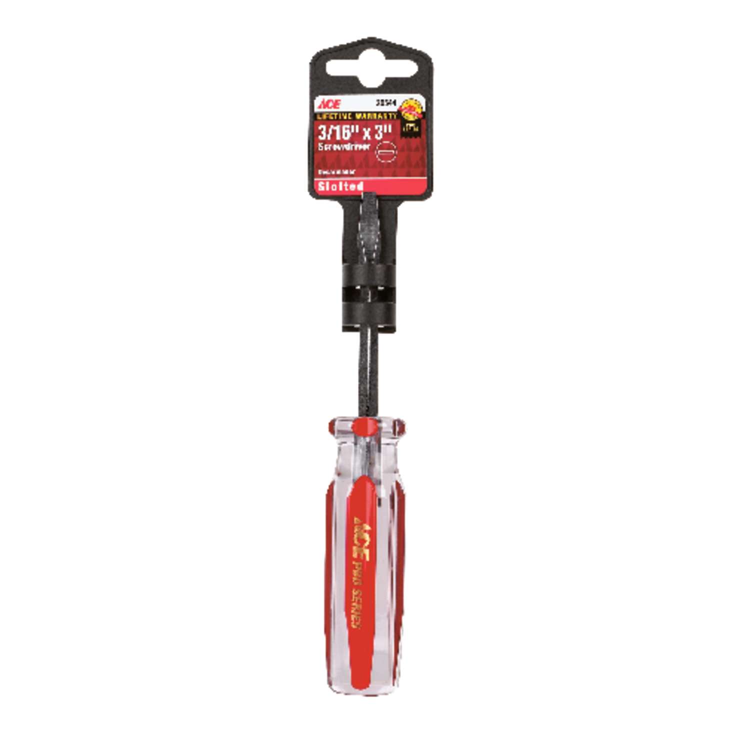 Ace 3/16 in. x 3 in. L Slotted Screwdriver 1 pc. Ace Hardware