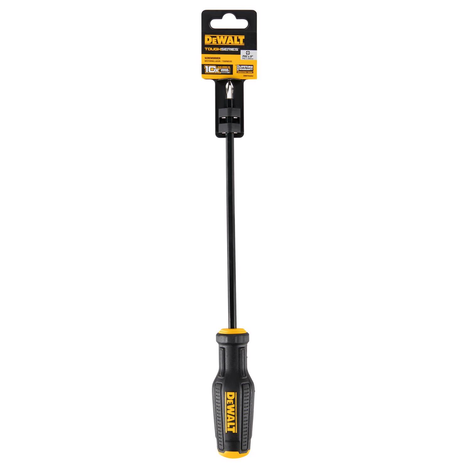 DeWalt Toughseries 2 Size X 8 in. L Screwdriver 1 pk