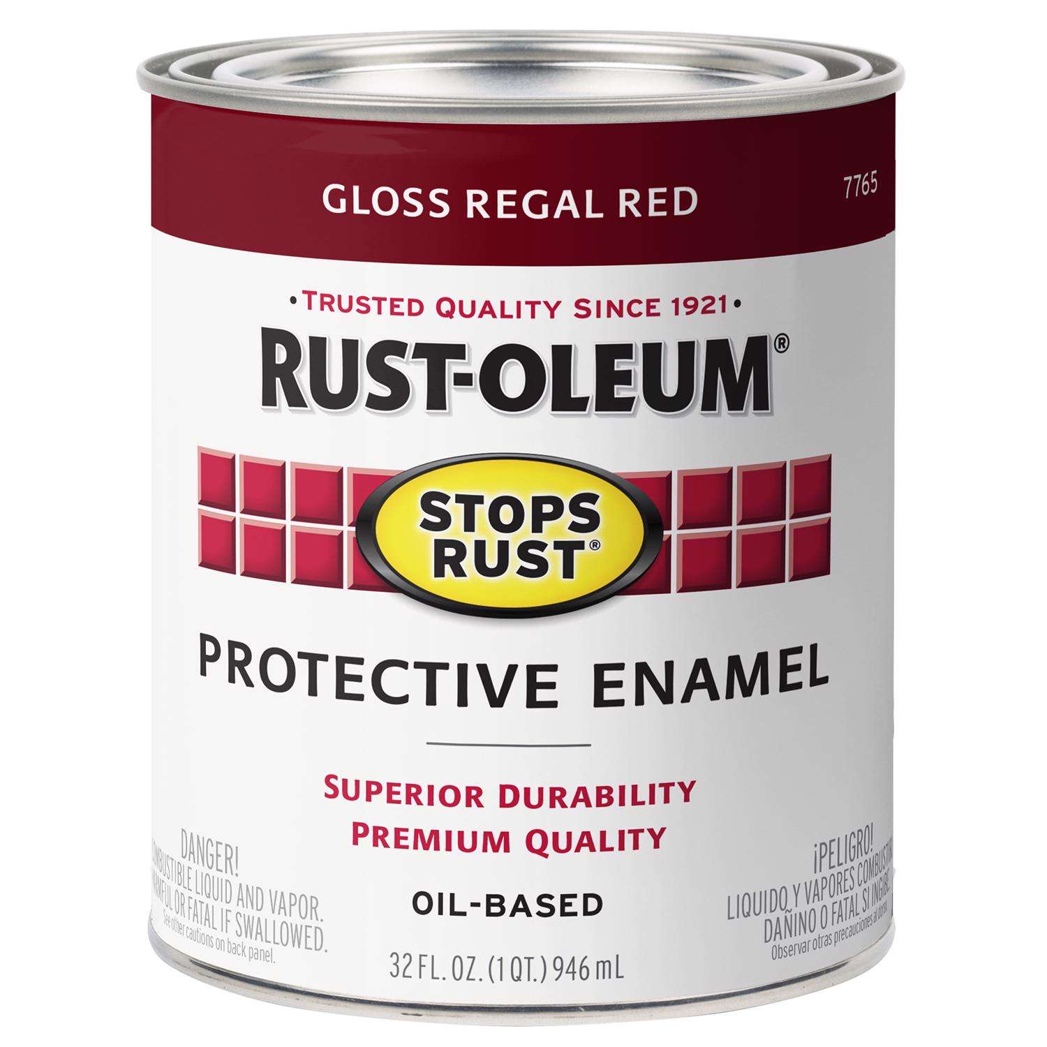 Ace Rust Stop Gloss Regal Red Protective Enamel Spray Paint 15 oz