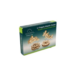 UGears Fidgets Atlantic Ocean Mechanical Model Kit Tan 42 pc