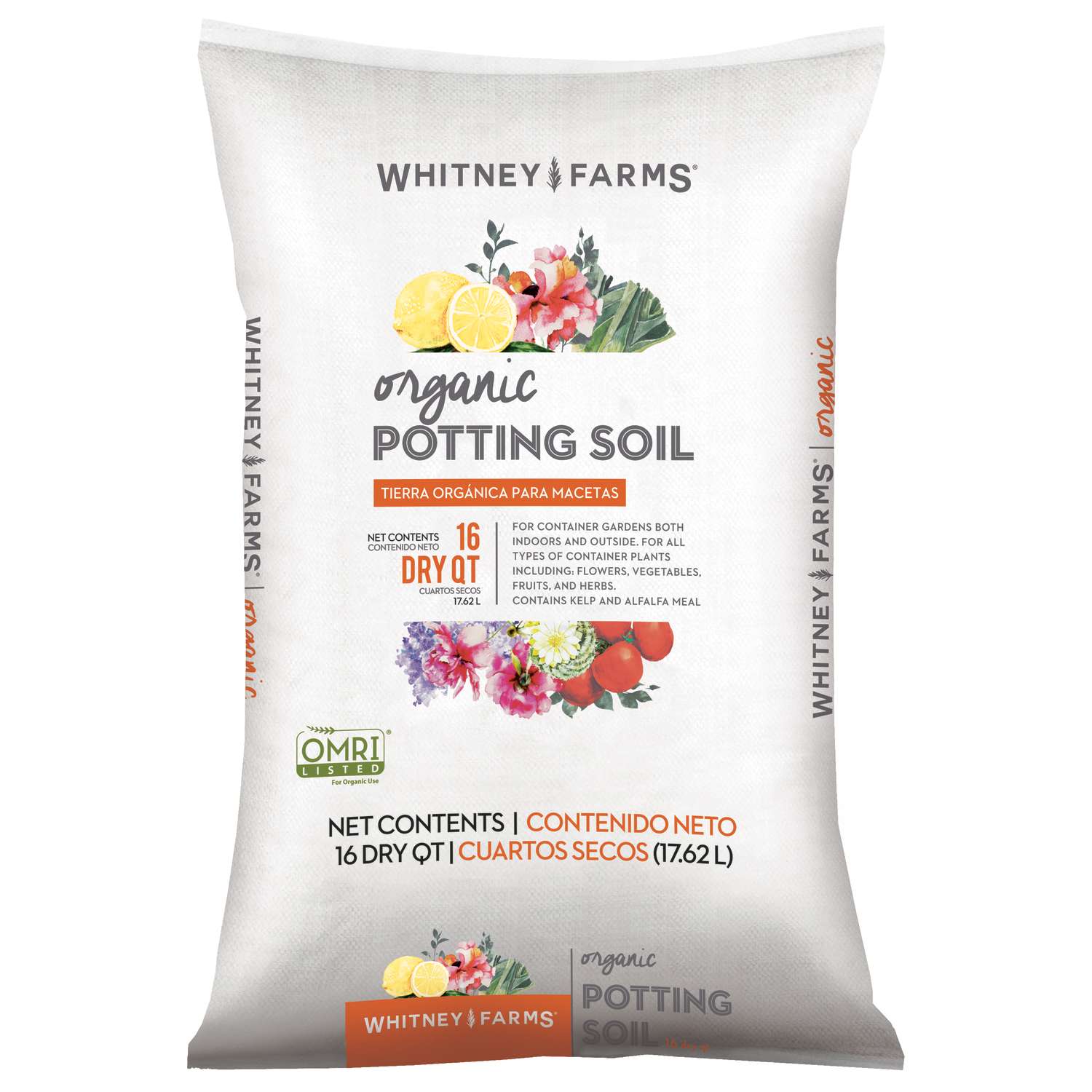 Whitney Farms Organic All Purpose Potting Soil 16 qt Ace Hardware