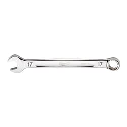 Milwaukee 17 mm X 17 mm Metric Combination Wrench 1.52 in. L 1 pc