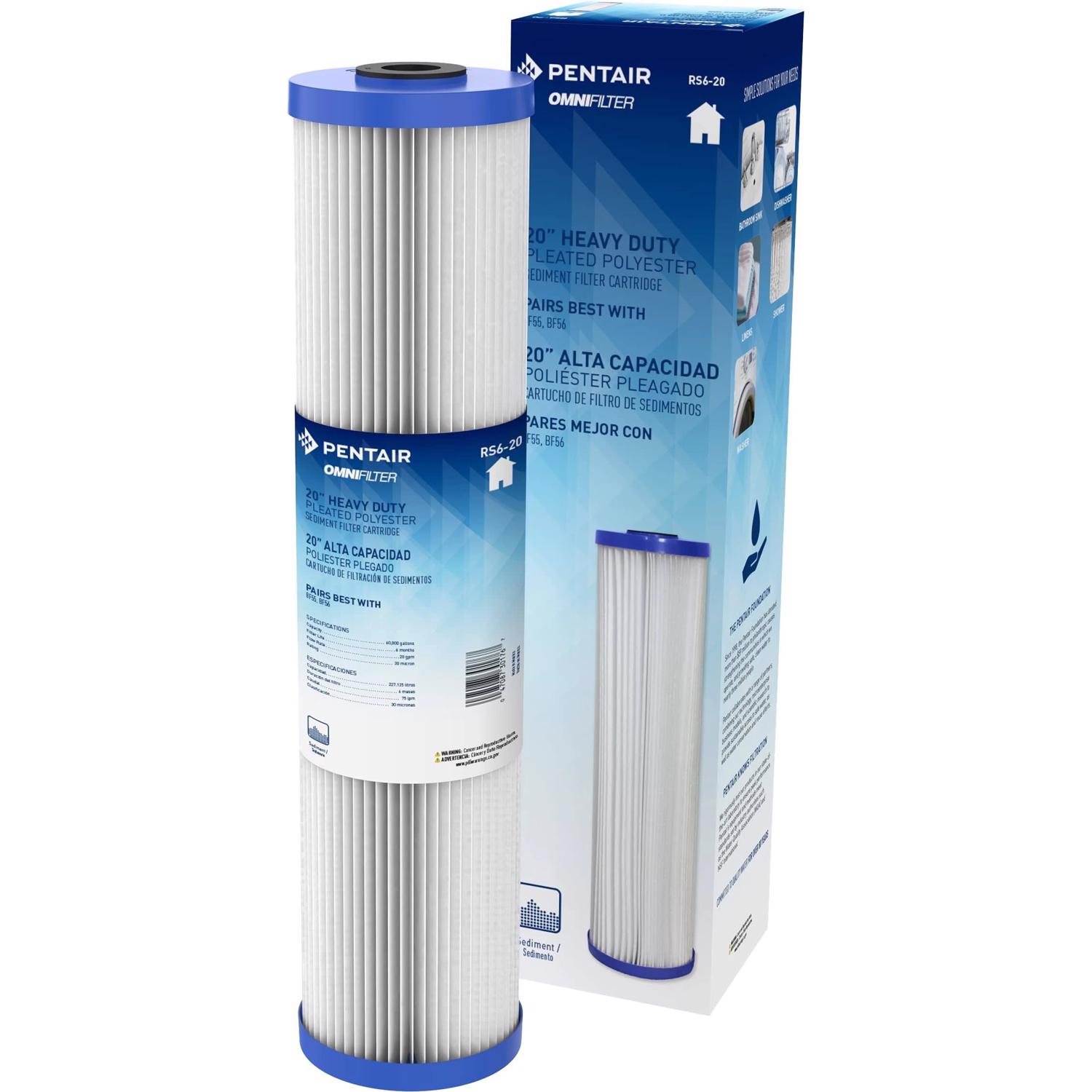 Photos - Other sanitary accessories Pentair OMNIFilter Whole House Water Filter Cartridge RS6-20-SC-S18 