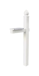 Architectural Mailboxes Whitley 57 in. White PVC Mailbox Post