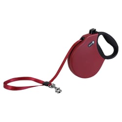 Alcott Red Plastic Dog Retractable Leash Medium