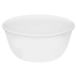 Corelle 12 oz Winter Frost Glass/Porcelain Soup/Dessert Cup Bowl 5.5 in. D 4 pk