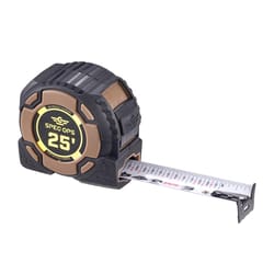 Spec Ops 25 ft. L X 3.3 in. W Tape Measure 1 pk