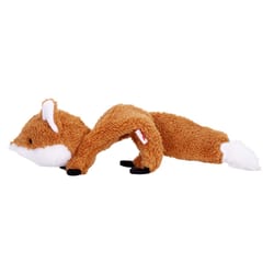 Kikkerland Kobe Brown/White Polyester Flying Fox Dog Toy 1 pk