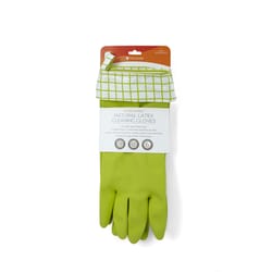 Full Circle Splash Patrol Latex Cleaning Gloves M/L Green 1 pair