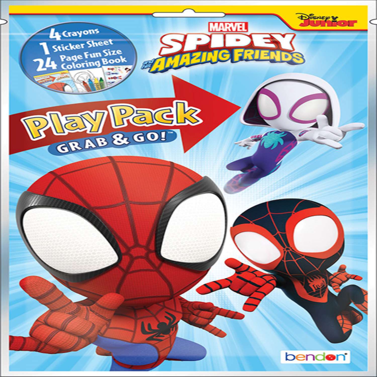 Bendon Spidey and His Amazing Friends Grab & Go Play Pack 1 pk - Ace ...