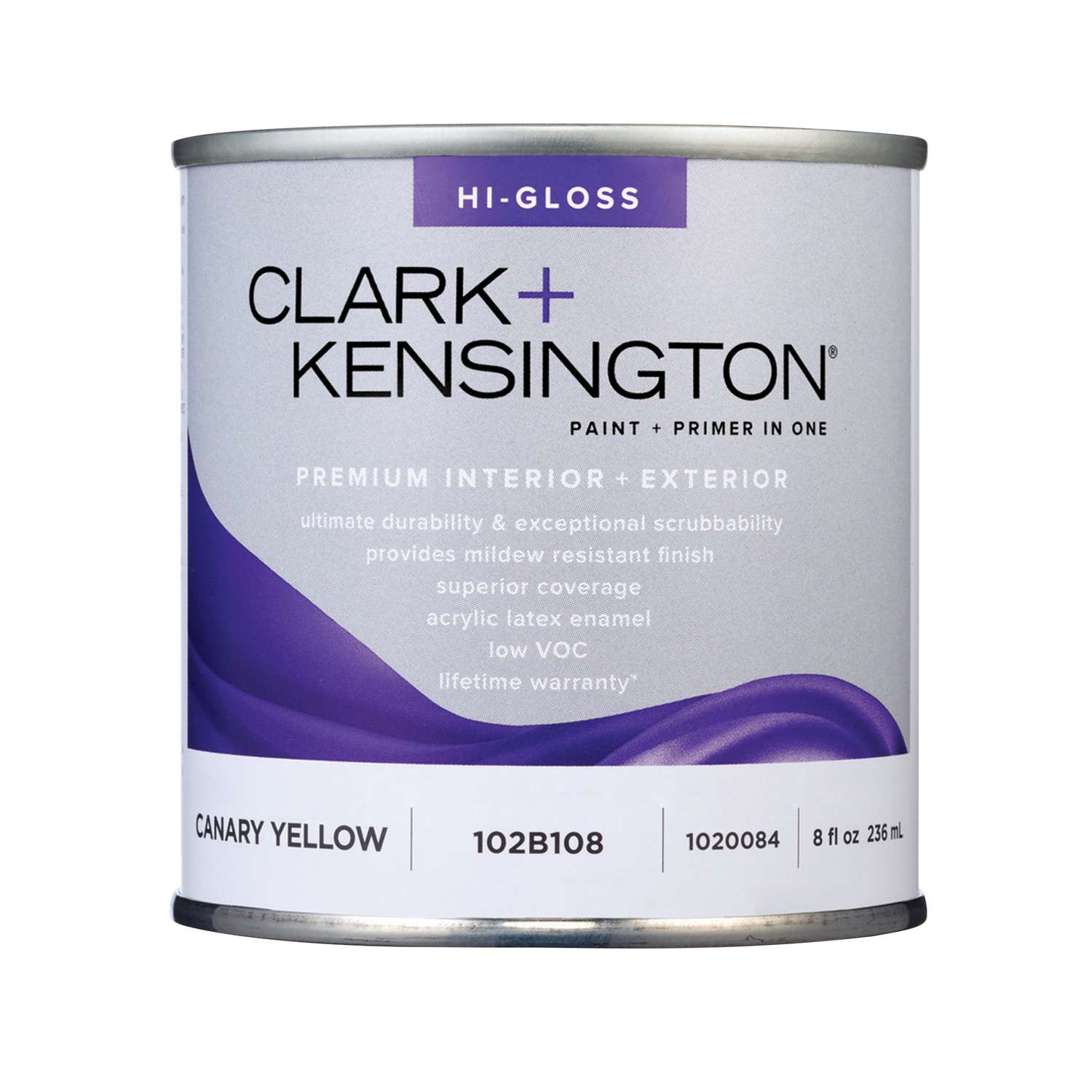 Clark+Kensington High-Gloss Canary Yellow Premium Paint Exterior and ...