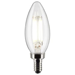 Satco B11 E12 (Candelabra) Filament LED Bulb Soft White 60 Watt Equivalence 2 pk