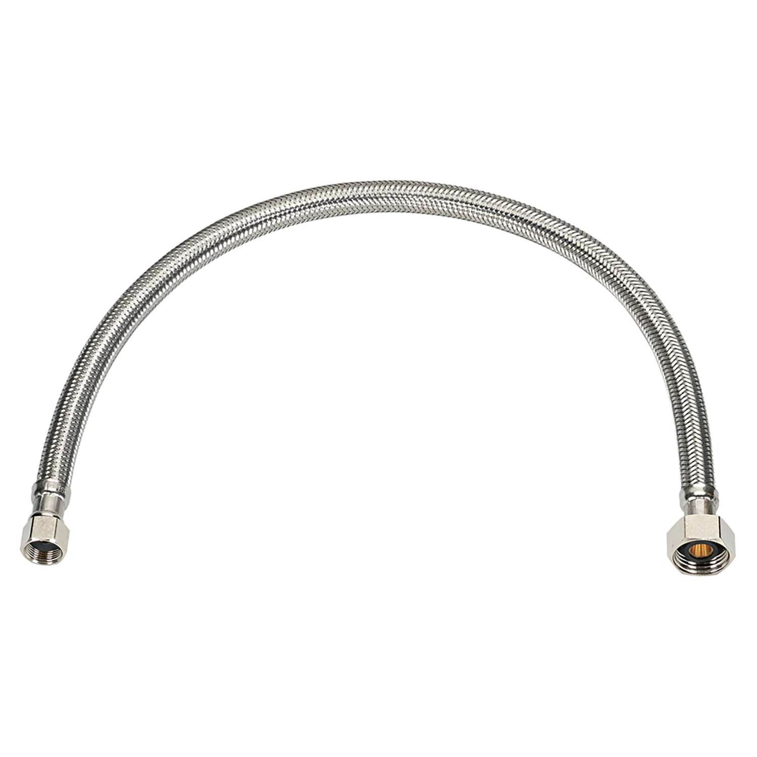 Ace Ace Hardware 3/8 in. Flare x 7/8 in. Dia. Ballcock 12 in. Braided Stainless Steel Toilet S