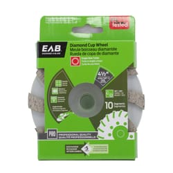 Exchange-A-Blade 4-1/2 in. D X 7/8 in. Turbo Single Row Cup Grinding Wheel