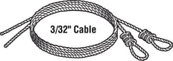 Prime-Line 104 in. L 75 lb Torsion Spring Cable