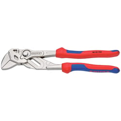 Knipex 10 in. Chrome Vanadium Steel Smooth Jaw Pliers Wrench