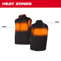 Milwaukee M12 Axis S Sleeveless Men's Full-Zip Heated Vest Black