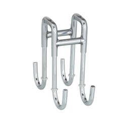 Wenko 3.1 in. H X 1.2 in. W X 3.1 in. L Silver Double Shower Hook