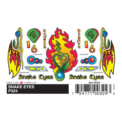 PineCar Stick On Decals Multicolored