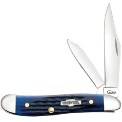 Case Blue Stainless Steel 3 in. Peanut Knife