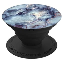 Popsockets Blue/White Marble Pop Grip For All Mobile Devices