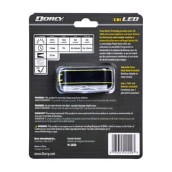 Dorcy 275 lm Black Fluorescent Head Lamp AAA Battery