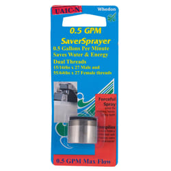 Whedon SaverSprayer Dual Thread 15/16 in.- 27M x 55/64 in.-27F Brushed Nickel Faucet Aerator