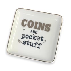 Trinket Dishes Man Stuff Tray Ceramic 1 pk