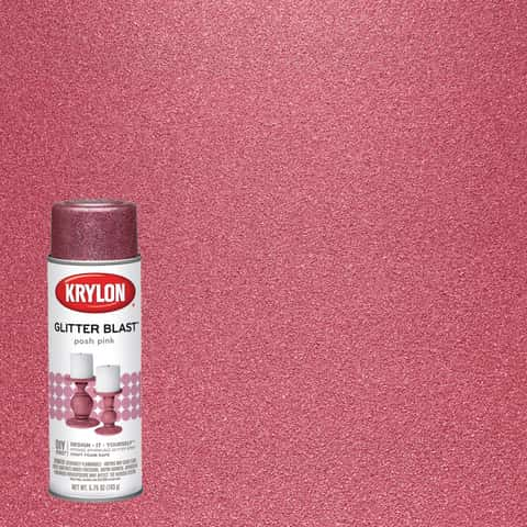 10.25 oz. Bright Pink Glitter Spray Paint