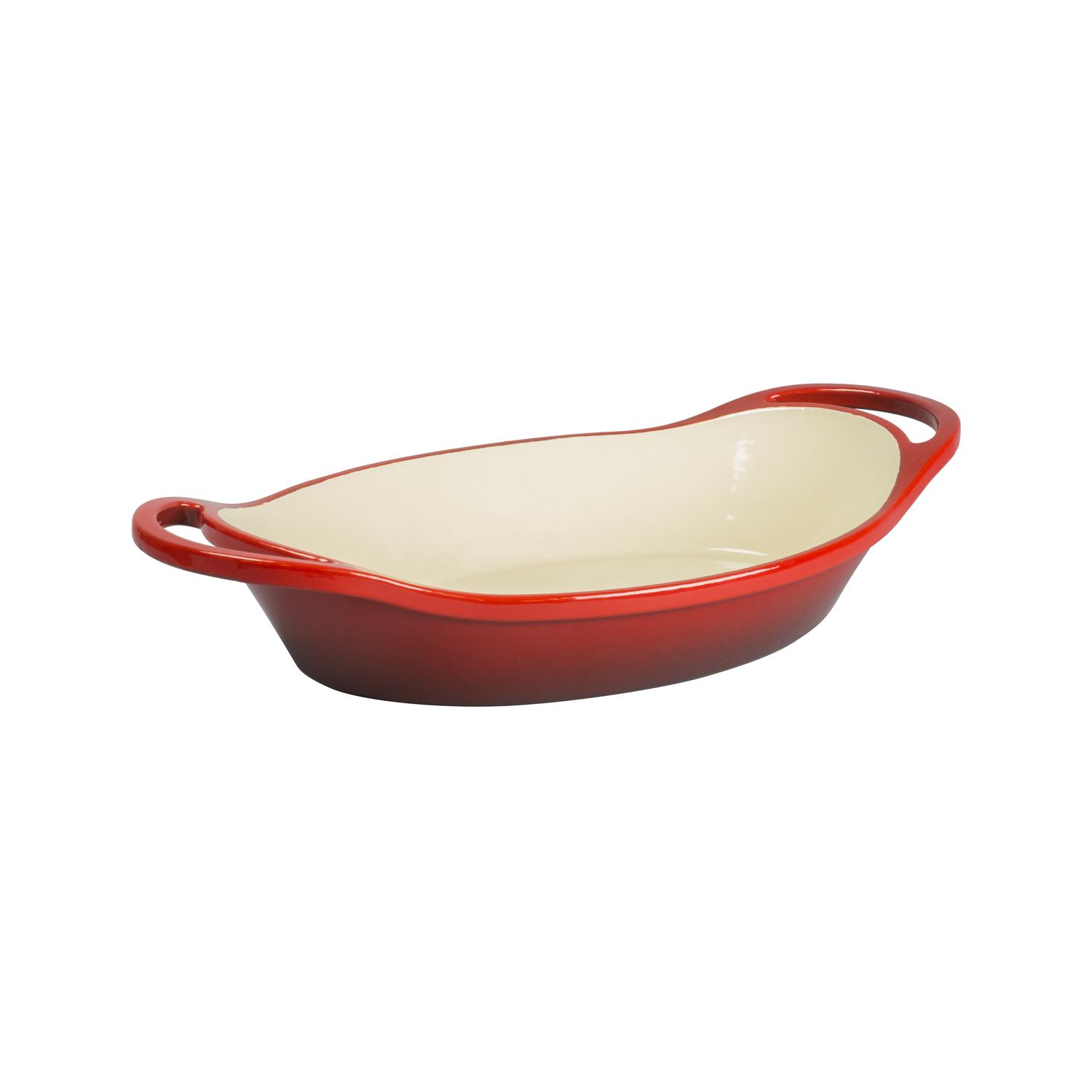 Lodge Cast Iron Casserole 2 qt Red Sansujyuku sansujyuku.com
