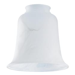 Westinghouse Bell White Glass Lamp Shade 1 pk